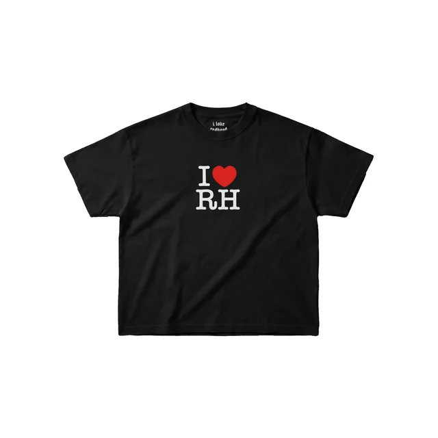 Футболка «I LOVE REDHEAD» BLACK