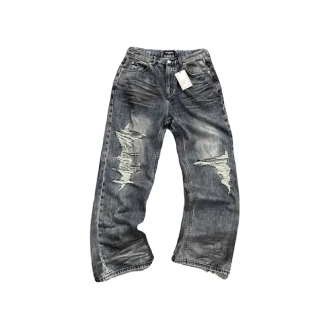 Джинсы Balenciaga Mud Show Distressed