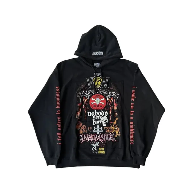 Худи Vetements Metal Patched