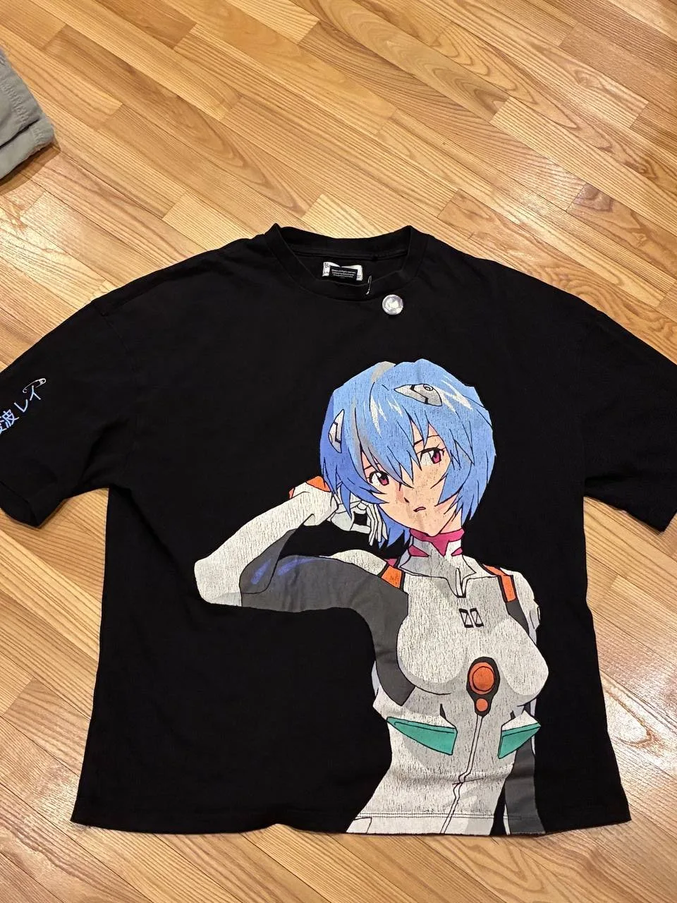 Футболка Bershka × Evangelion «Рей Аянами»