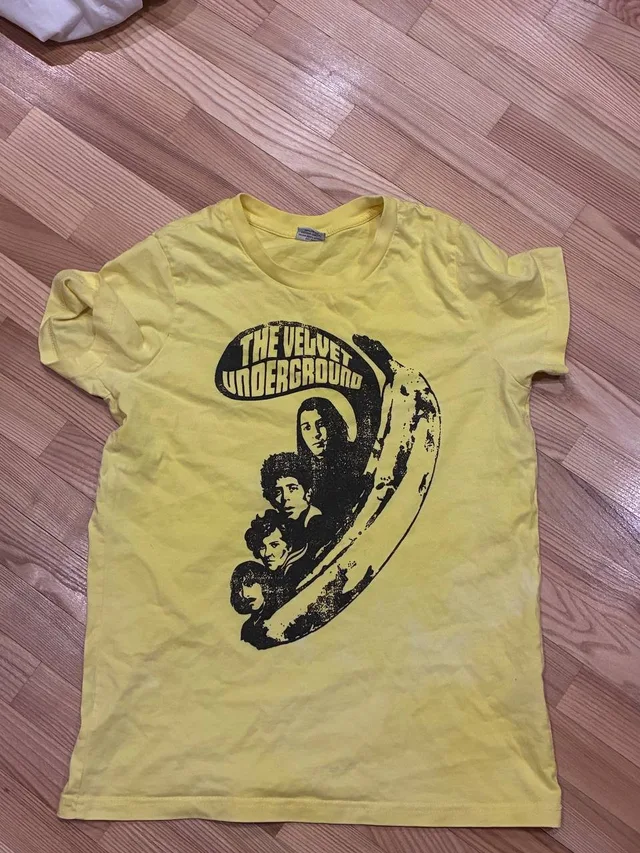 Жёлтая футболка The Velvet Underground