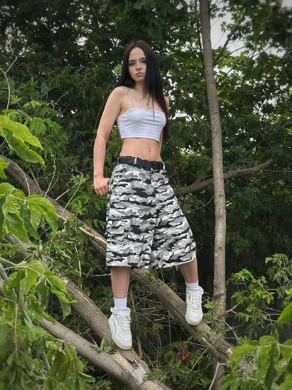 Джинсовые шорты MIRARWEAR «CAMOUFLAGE»