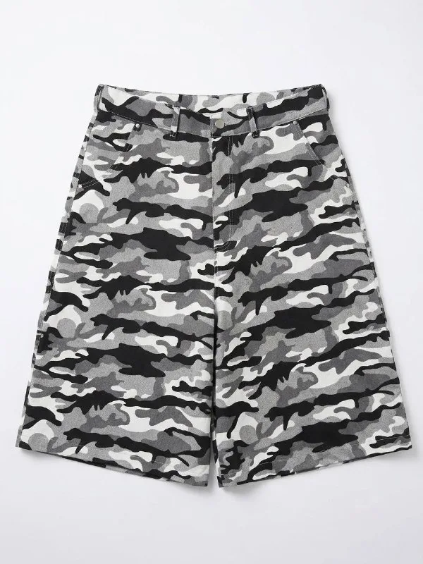 Шорты MIRARWEAR «CAMOUFLAGE» со светящейся вышивкой