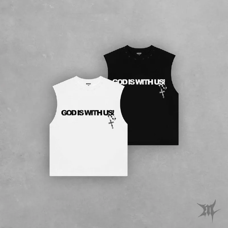 Майка MIRARWEAR «GOD IS WITH US!»
